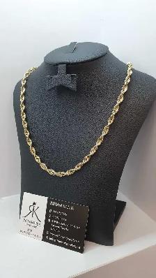 10k yellow gold chain #357_9 - Photo 2