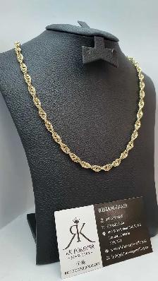 10k yellow gold chain #357_9 - Photo 3