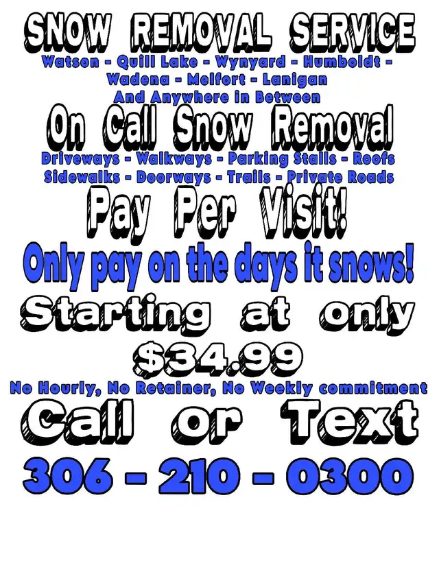 SNOW REMOVAL & SHOVELING