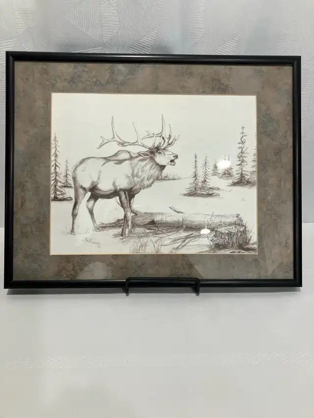 2000 artist signed Wildlife Sketching