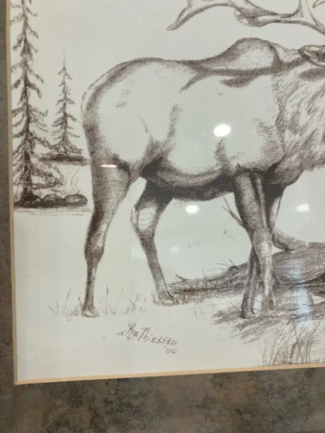 2000 artist signed Wildlife Sketching - Photo 2