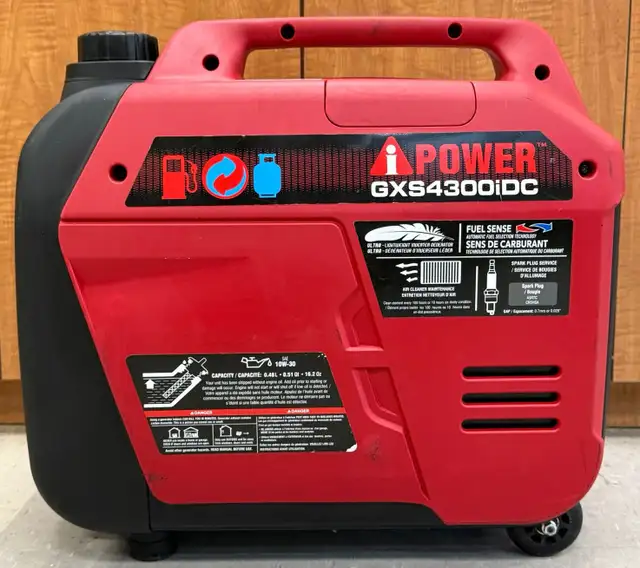 A-iPower GXS4300IDC 3450W / 4300W Dual Fuel Generator $429