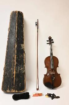 Violin Size 3/4 Trade Mark Made in Japan with Vintage wood Case - Photo 2