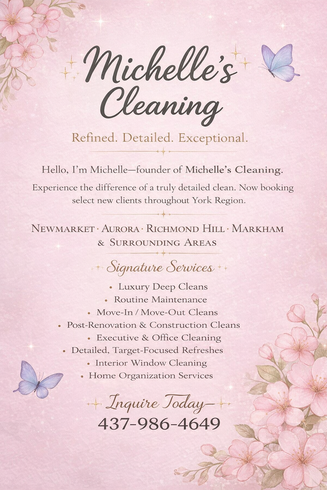 HOUSE CLEANING AVAILABLE