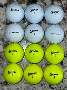 Srixon Z-Star used golf balls in excellent condition.