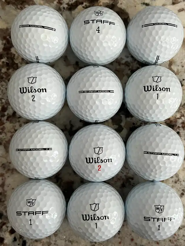 Wilson Model, Staff Model, Staff Model X used golf balls - Photo 7