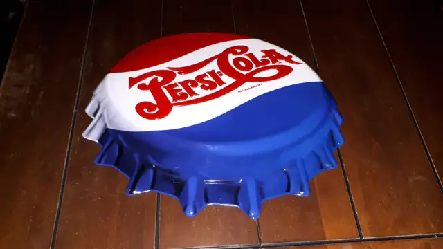 Pepsi Cola Metal Sign