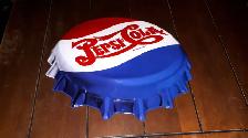 Pepsi Cola Metal Sign