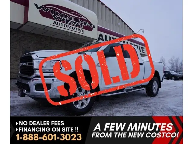 2023 Dodge Ram 2500 BIG HORN CUMMINS LOW KMS VERY CLEAN INSIDE &