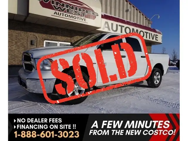 2023 Ram 1500 Classic SLT 4x4 CREW CAB, VERY CLEAN, LOW KMS, LIK