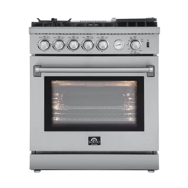 Forno Lazio 30' 4.32 Cu Ft Gas 5-burner Range With Air Fryer FFS