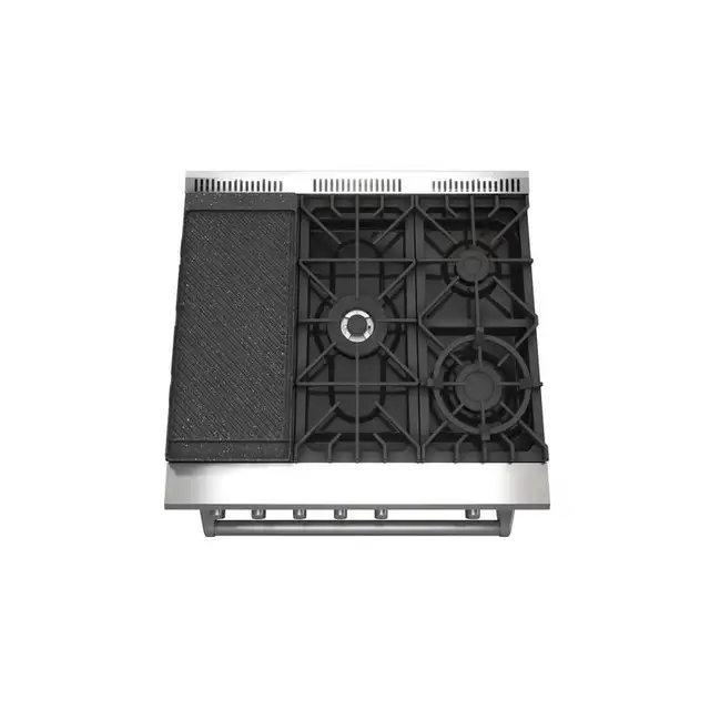 Forno Lazio 30' 4.32 Cu Ft Gas 5-burner Range With Air Fryer FFS - Photo 5