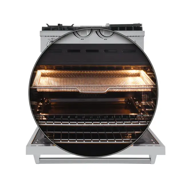 Forno Lazio 30' 4.32 Cu Ft Gas 5-burner Range With Air Fryer FFS - Photo 6