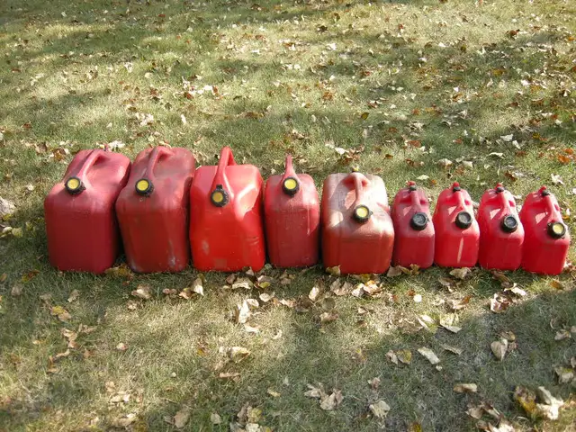 Assorted Fuel Containers (Clean & Tested)