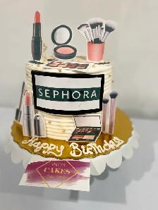 Makeup cakes Sephora birthday cake - Photo 6