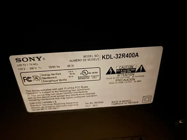 wall mounted SONY tv flat screen - Photo 3