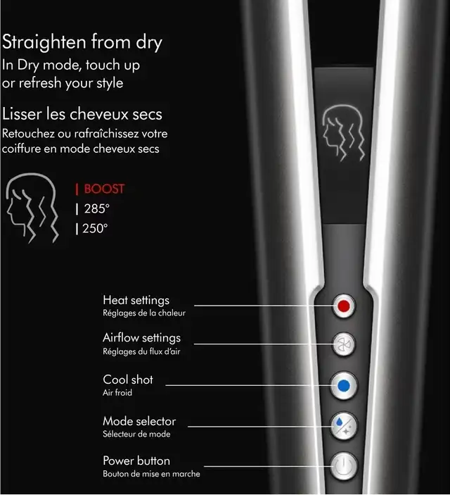 Dyson Airstrait Straightener Bright Nickel Rich Copper NEW$549 - Photo 8