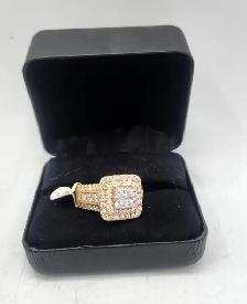 10k / 18k / 21k Men's Gold Rings: Diamonds, Onyx, Sapphire... - Photo 3