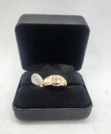 10k / 18k / 21k Men's Gold Rings: Diamonds, Onyx, Sapphire... - Photo 4