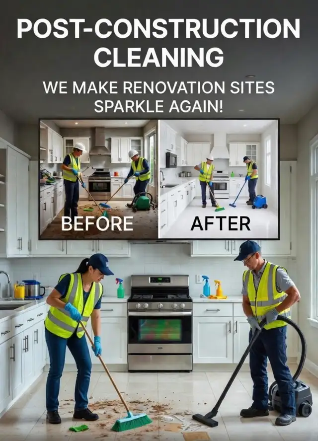 POST-CONSTRUCTION CLEANING – PROFESSIONAL & RELIABLE