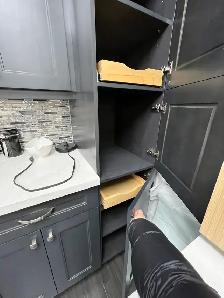 Showroom Upgrading Charcoal-Stained Maple Display Kitchen onSale - Photo 8