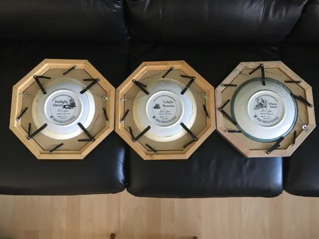 Vintage collector decorative plates in new condition. - Photo 3