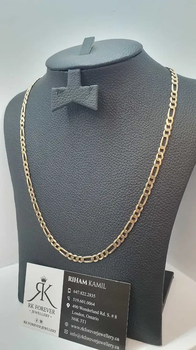 10k yellow gold chain #358_9 - Photo 3