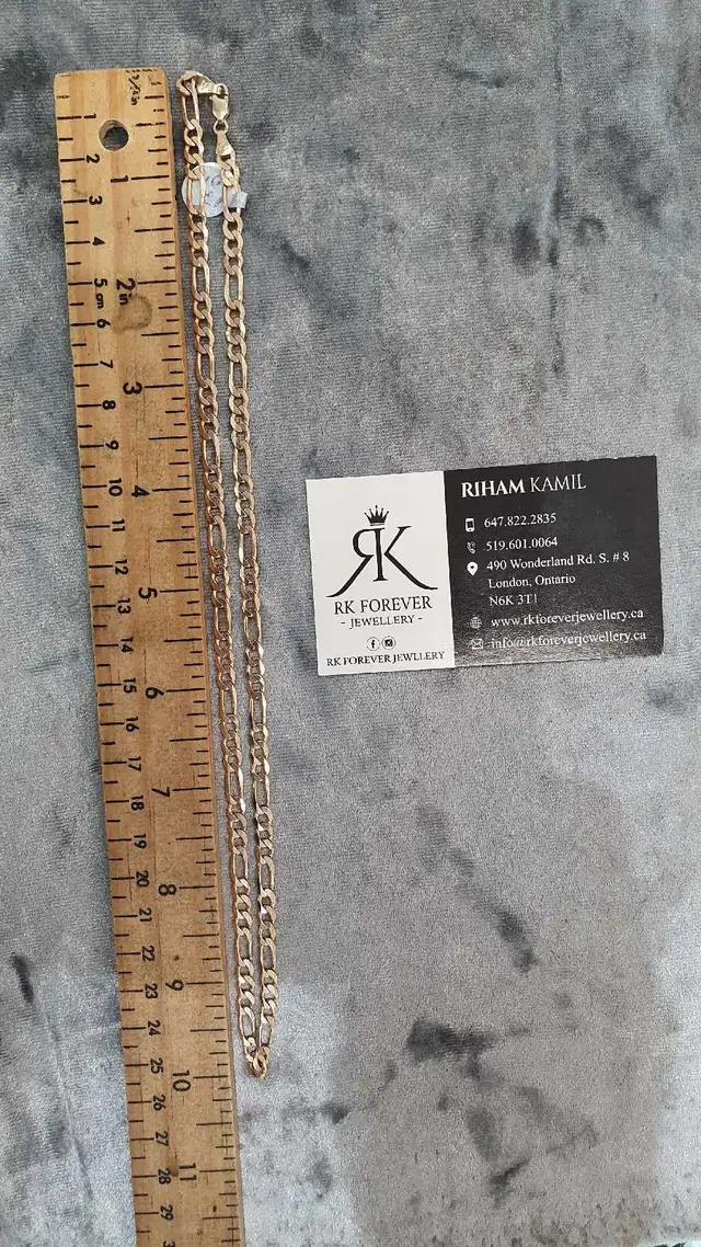 10k yellow gold chain #358_9 - Photo 7