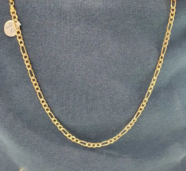 10k yellow gold chain #358_9 - Photo 9