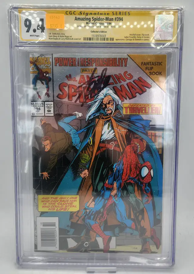 The Amazing Spider-Man Comic Signed by Stan Lee & Mark Bagley