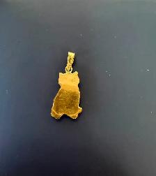 10K Gold Owl Pendant - Photo 2