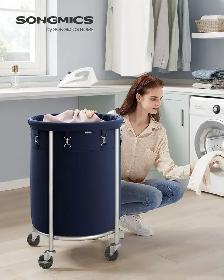 Rolling Laundry Hamper with Casters - Photo 2