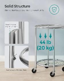 Rolling Laundry Hamper with Casters - Photo 7