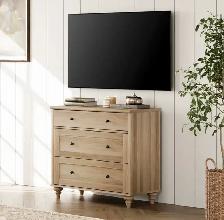 Farmhouse 3-Drawer Dresser – Distressed Ivory - Photo 5