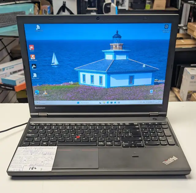 Laptop Lenovo ThinkPad T540p i7-4600M 16Go SSD 240Go DVD 15,6po