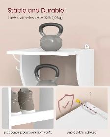 9-Tier Slim Shoe Rack with Hooks – White - Photo 7