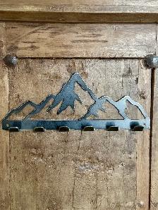 Metal Mountain Range Key Holder