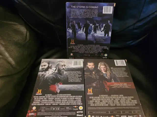 LES 3 1ERES SAISONS EN DVD DES VIKINGS EN ANGLAISDEMANDE 5$/CH - Photo 2