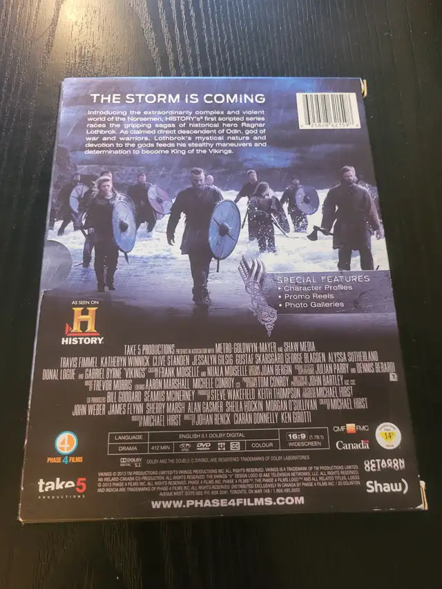 VIKINGS 1ERE SAISON 3 DICS ÉDITION COLLECTORDEMANDE 10$ - Photo 2