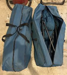 Two Padded Camping Chairs