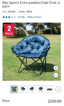 Two Padded Camping Chairs - Photo 7