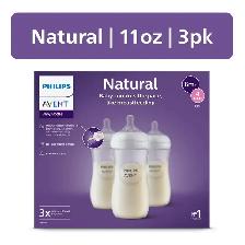 Philips Avent Natural Baby Bottles with Natural Response Ni...