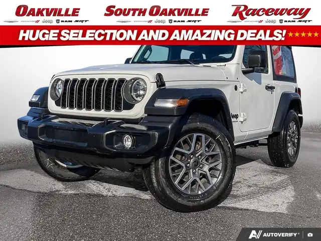 2025 Jeep Wrangler 2DR SPORT | CLEAN CARFAX | LOCAL TRADE | MANU