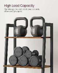 4-Tier Ladder Shelf – Industrial Storage Rack - Photo 6