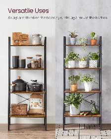 4-Tier Ladder Shelf – Industrial Storage Rack - Photo 8