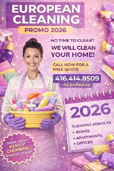 EUROPEAN CLEANING LADY