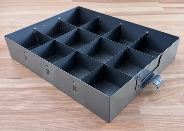 Caisson métallique vintage 4 tiroirs – Rangement - Photo 5