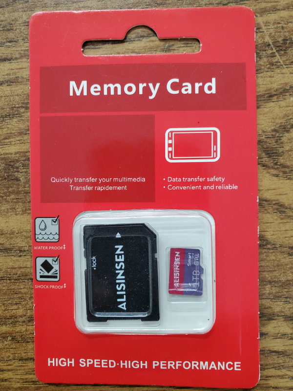 Carte mémoire de 1TB (1000GB) avec son adaptateur