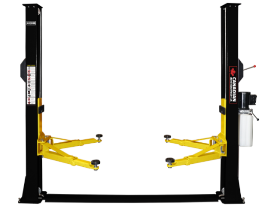 2 Post Bottom Plate Car Lift 9000lb Capacity -- WINNIPEG
