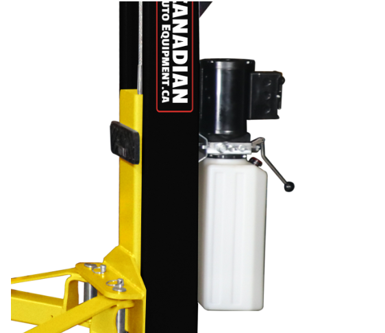 2 Post Bottom Plate Car Lift 9000lb Capacity -- WINNIPEG - Photo 2